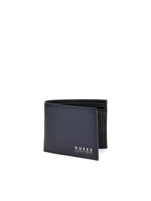 wallet man blu GUESS | SMFIDALEA20/DBL